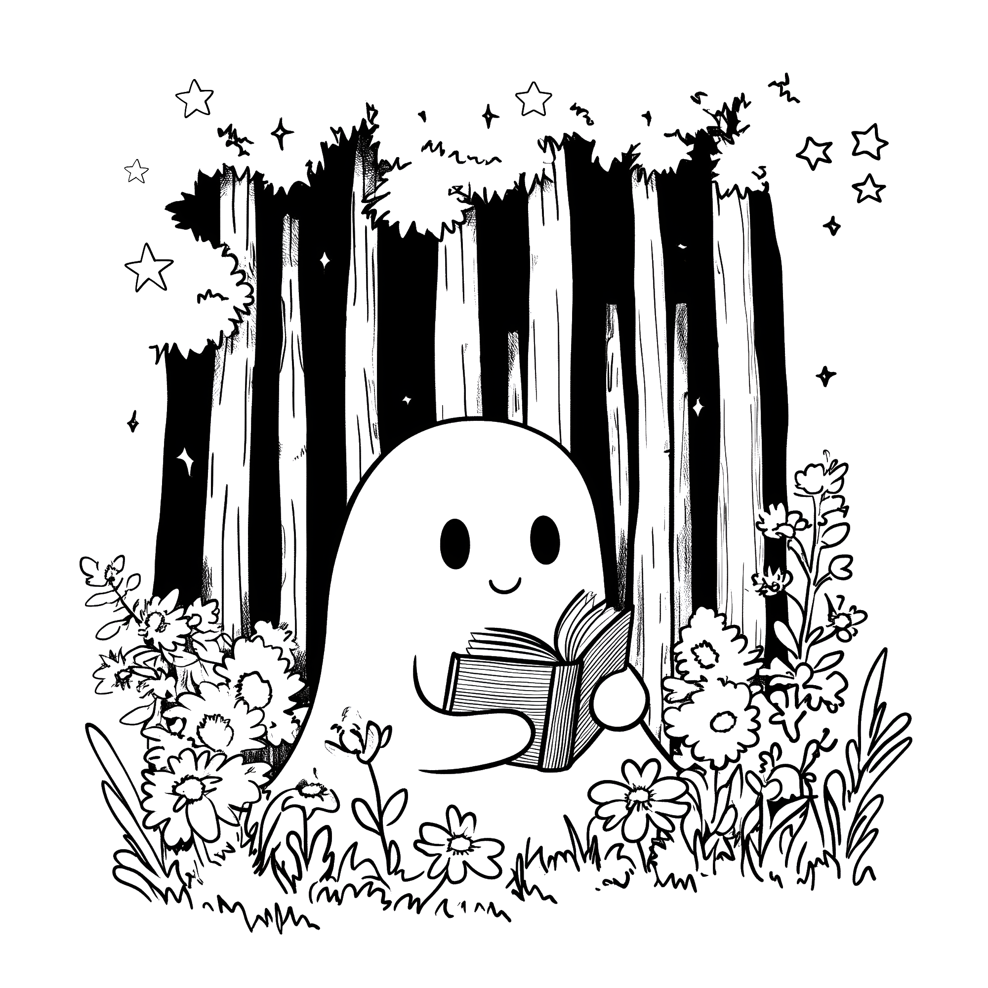 Freebie Coloring In Page – Night Owl Club