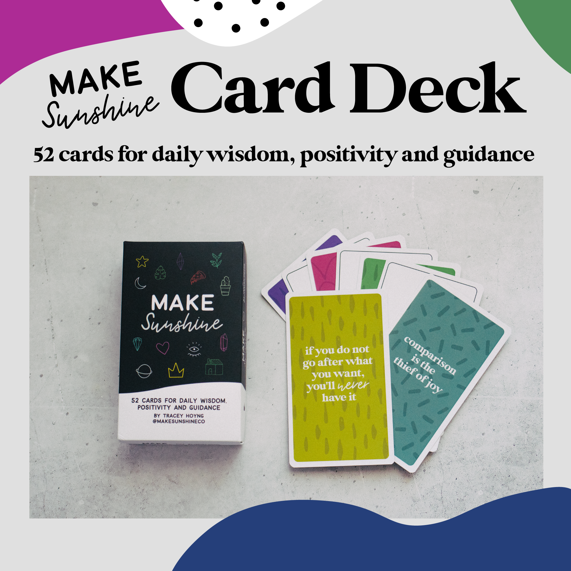 The Make Sunshine Card Deck is here!